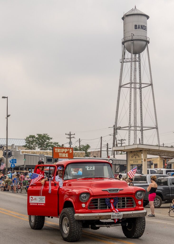 Reddy Pros Bandera Construction crew in Bandera Parade.